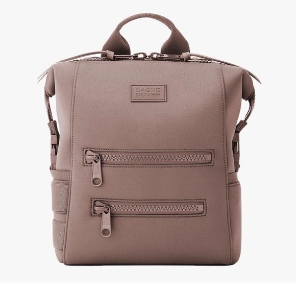 Dagne Dover Handbags - Dagne Dover Neoprene Dakota Backpack Brown Gorpcore Travel Work School Large